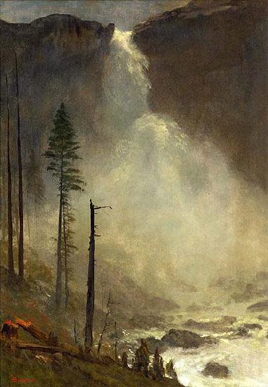 Albert Bierstadt Nevada Falls Norge oil painting art